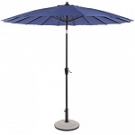 Пляжный зонт Атланта высота 240 см синий наклонный (диаметр 2,7 м)